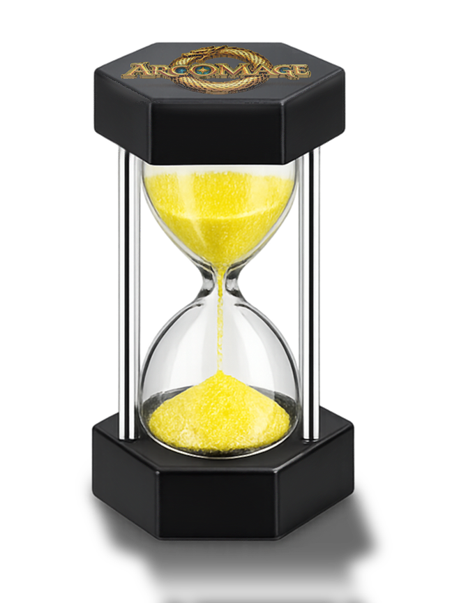 ArcoMage sand timer, full color