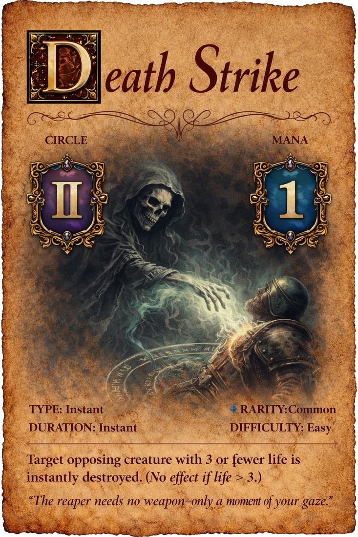 ArcoMage spell: Death Strike